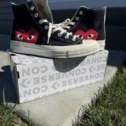 CDG Converse + Vintage H&M Metallica Hoodie