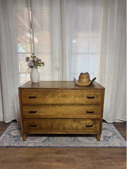 3 Drawer Wood Dresser