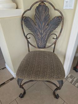 MOVING Sale - Set of 6 Decorative Wrought Iron Dining Chairs – Must Go This Week