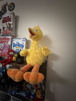 KAWS X Sesame Street Collab Plush Big bird