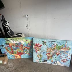 USA And Continents  Portraits 