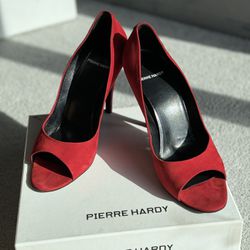 Pierre Hardy Women’s Shoes Size 41 Suade Red