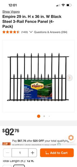 Vigor Fence Panels