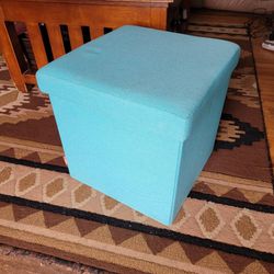 Storage box ottoman seat