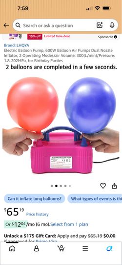 Electric balloon pump