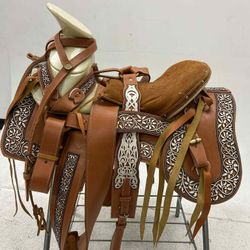 Montura Charra De Cuero Lasser 