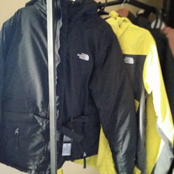 UGGS Blck New $135 firm sz 6, Brwn Uggs $115 firm sz 9 worn 2x, Brwn North Face Boots $125 worn like new- size 9W or North Face Jackets Red, Blck or Y