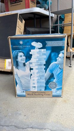 American Vintage Style Jumbo Jenga Set (Used)