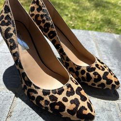INC Leopard Heels