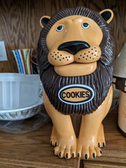 Lion Cookie Jar 