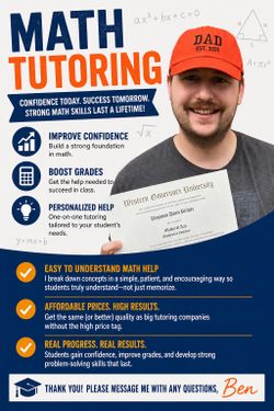 Math Tutoring/Math Help