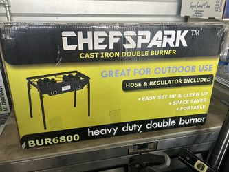 Chefspark Cast Iron Double Burner Looks