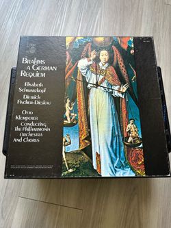 Brahms A German Requiem Double Vinyl Record - $6