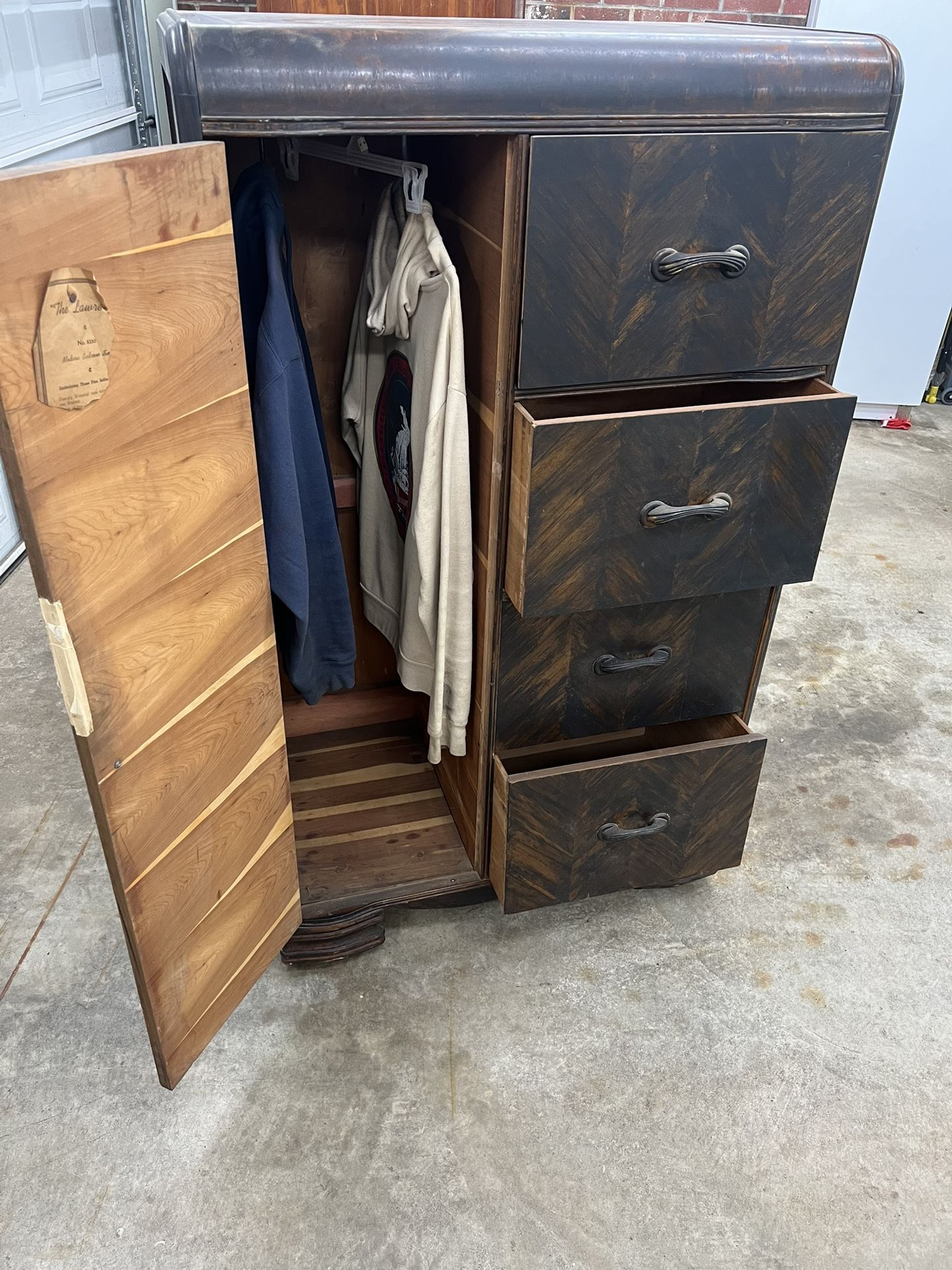 Antique Cedar Armoire / Dresser