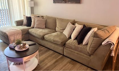 NEED GONE ASAP! Macy’s 3-Piece Sectional Sofa