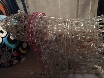 Polar bear outdoor Christmas decoration