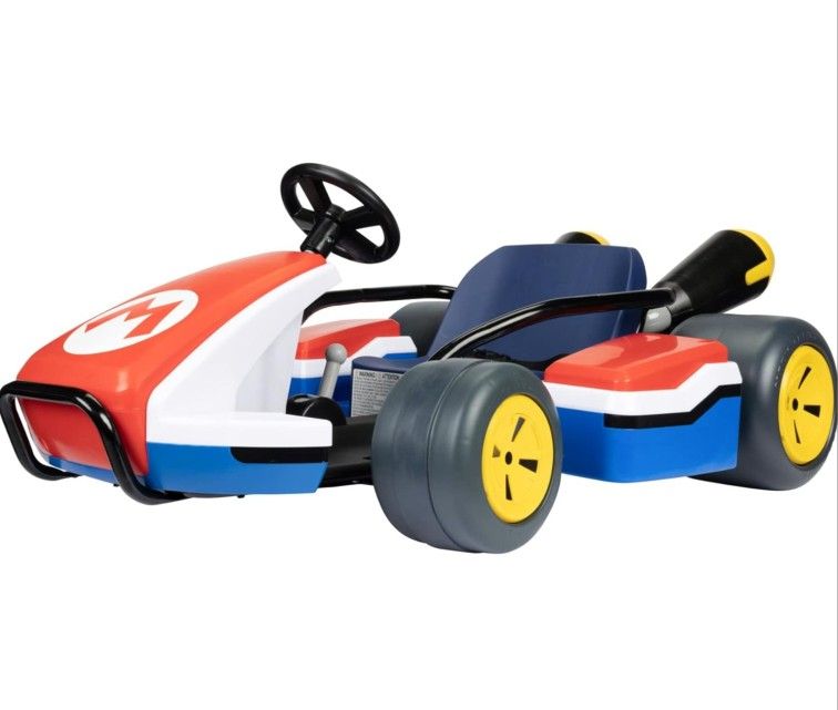 Slightly Used Super Mario Kart Deluxe Kids Ride On 24V Battery