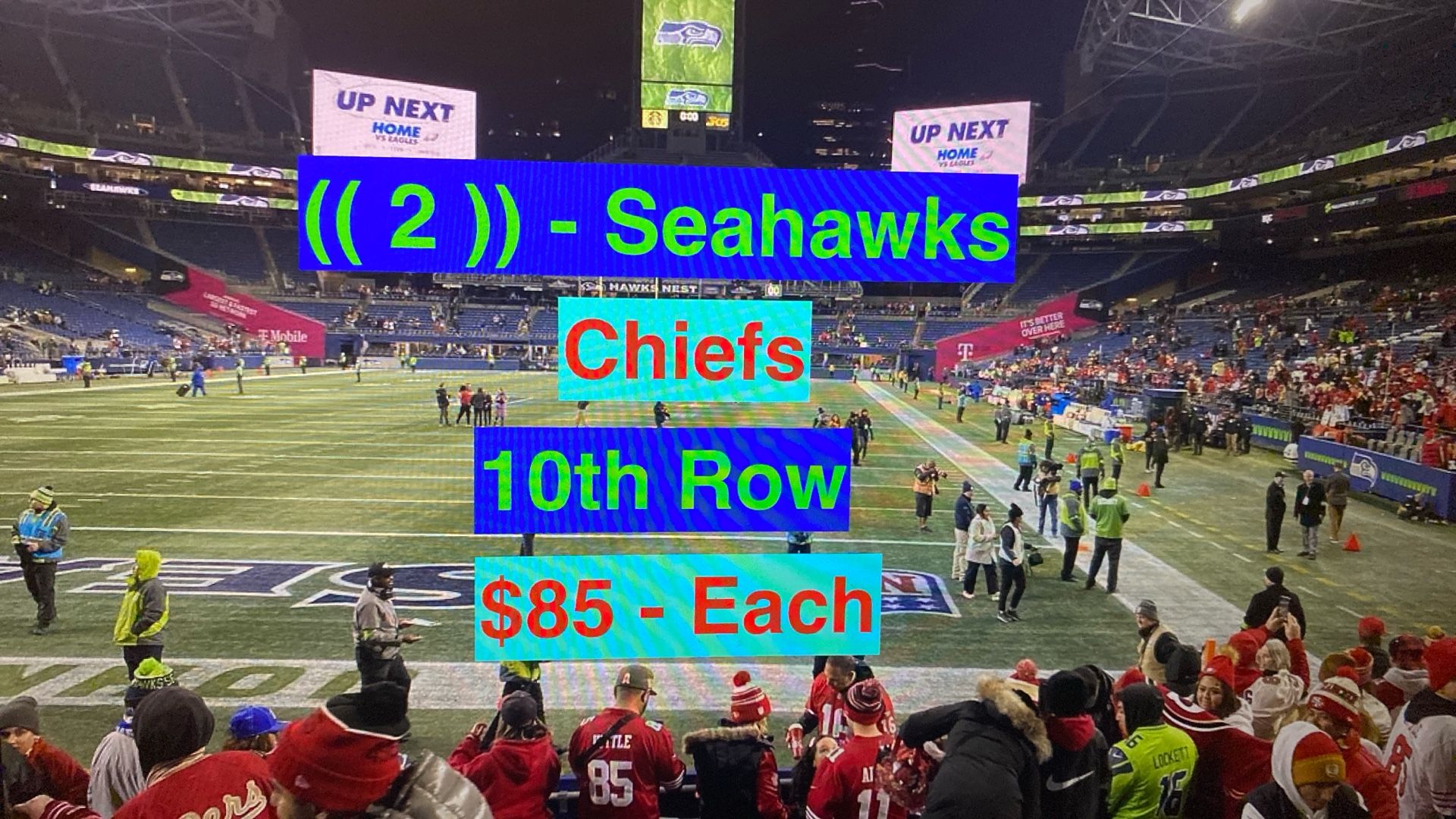 Seahawks Chiefs Tickets