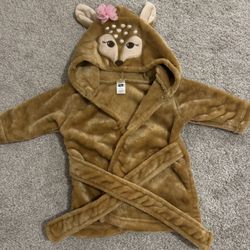 Baby Deer Hooded Robe 