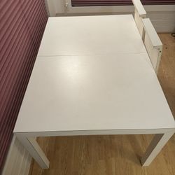 Modern White Dining Table 