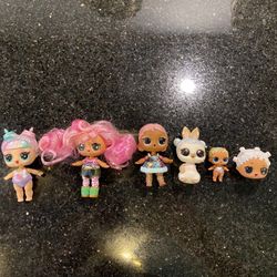 LOL Surprise 4 Dolls, Bunny & One Doll Head