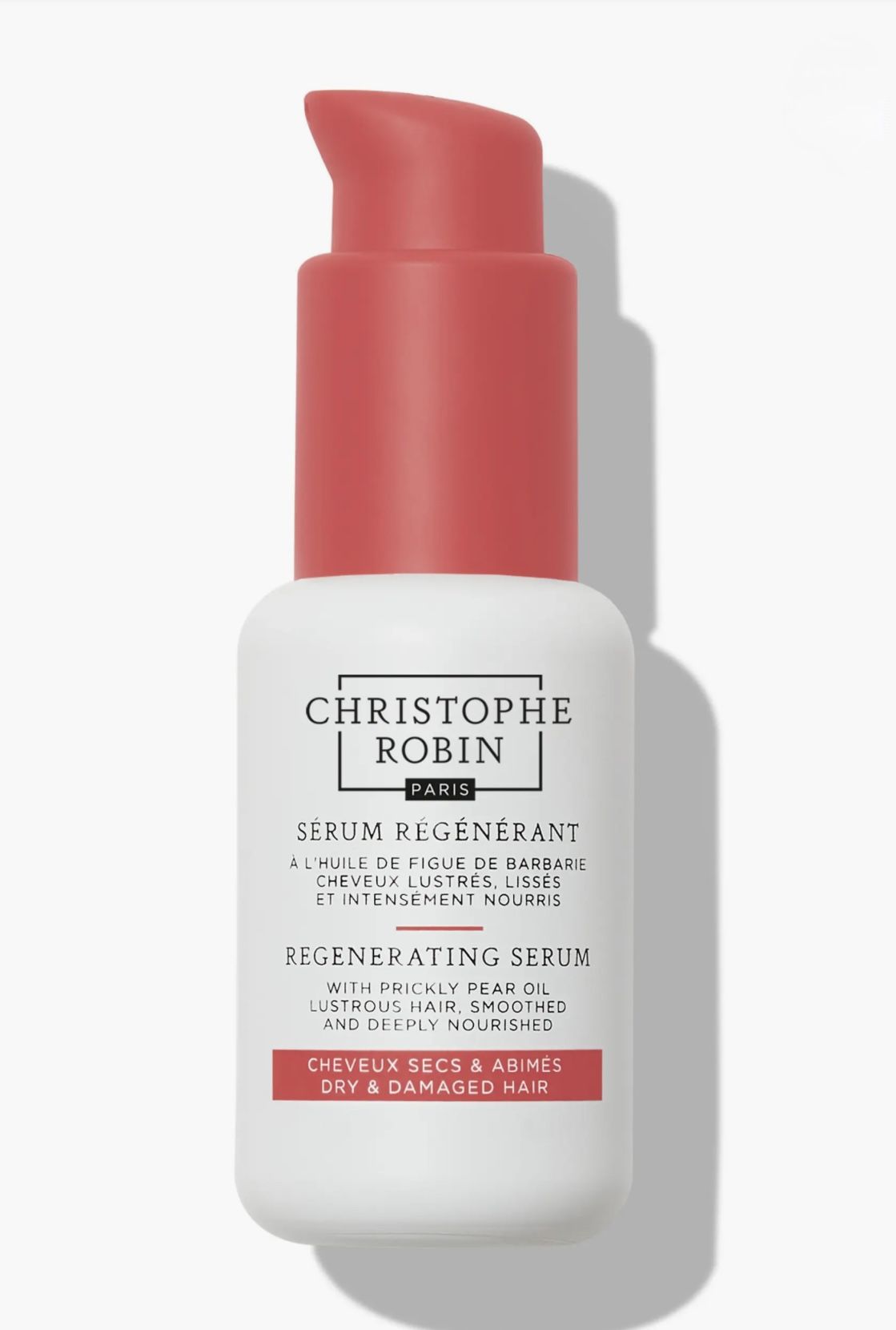 Christophe Robin Regenerating Serum with Prickly Pear Oil Dry Damaged Hair New