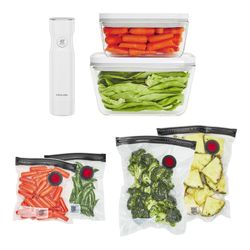 ZWILLING Sealable Glass Containers & Bags Keep Food fresh 5x longer Demo Video