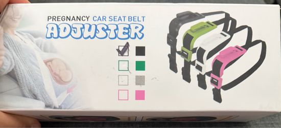 NEW Pregnancy Car Seat Belt Adjuster – Maternity Seat Belt Positioner (Black)