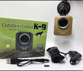 THE ORIGINAL DASH CAM K-9 SIMPLY THE BEST FOR YOUR VEHICLE / BLACK / BOX FULL HD 1080p