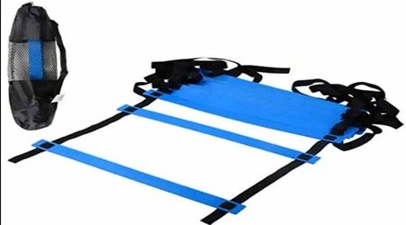 NEW CQ Wellness Flat Rung Agility Ladder (BLUE) Or (RED)
