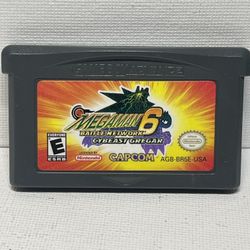 Mega Man Battle Network 6: Cybeast Gregar (GBA) Authentic TESTED SAVES Gameboy