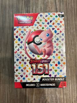 Pokemon 151 Booster Bundle - 6X Sealed Booster Packs
