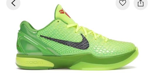 Size 5 Nike Kobe 6 Protro Grinch (2020)