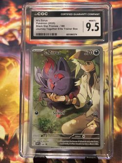 Pokémon TCG Journey Together N's Zorua Promo. CGC 9.5.