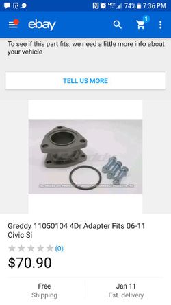 Civic Si - Exhaust Adapter