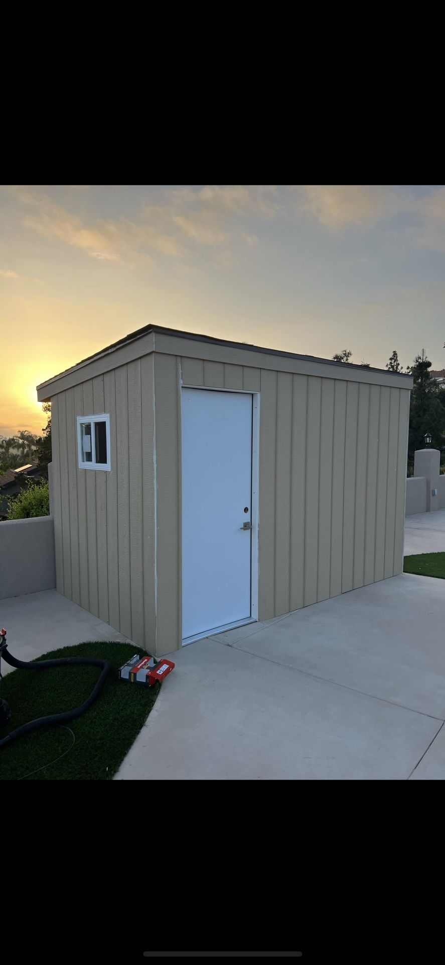 Storage 4 X 7Custom Made And Home Made All Wood And Shingle Roof