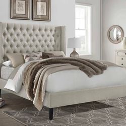 Platform King Size Bed Frame ( No Mattress)