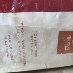 Alfresco Red Sunbrella Outdoor Sofa/Bench Cushion 