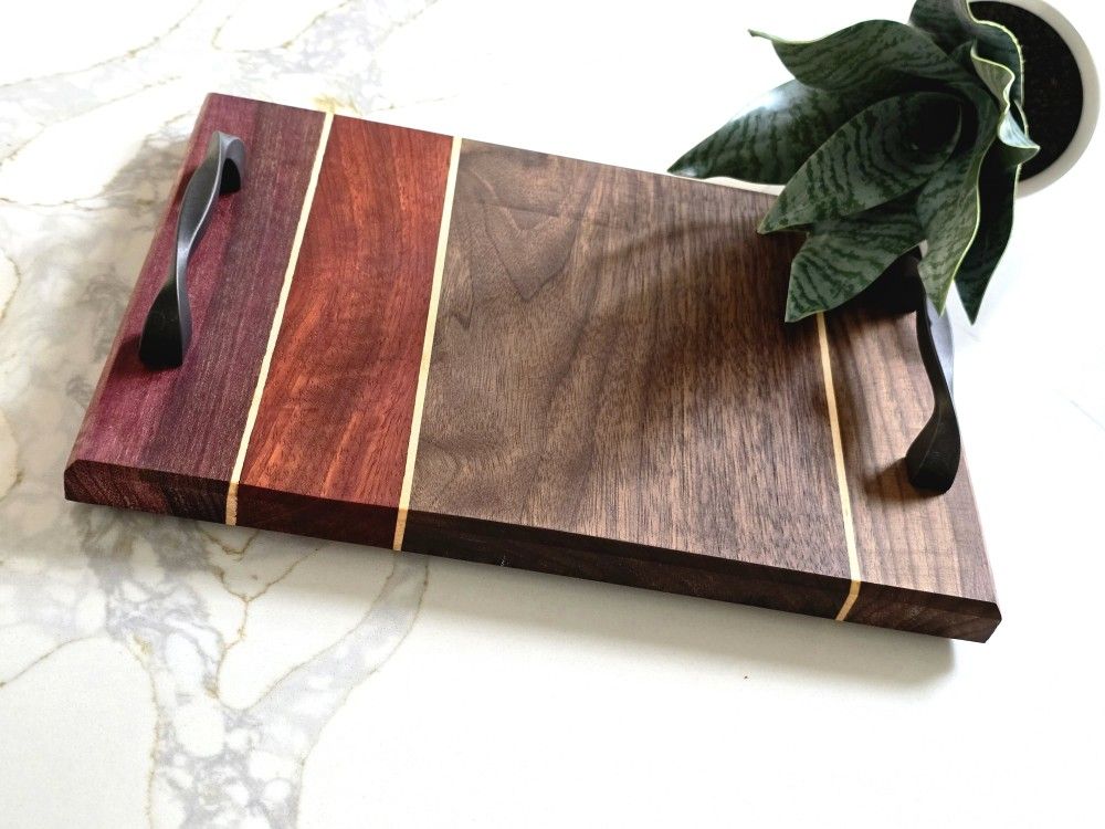Handmade Exotic Wood Tray 