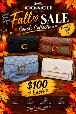 Fall Coach purses 👜