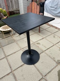 Bar Height Tall Table - Black