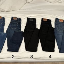 Women’s Jeans Size 24-26 Madewell and Levis