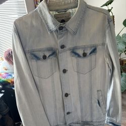 denim jacket springfield  size S