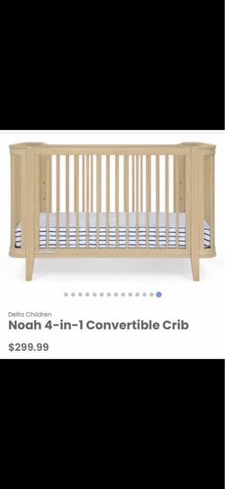 Crib/ Noah 4in1 Convertible crib/ baby/ toddler/ nursery/ furniture/ kids/ New/ bed