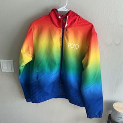 Polo Ralph Lauren Jacket Ombre Packable Water Repellent $298 Men’s size Medium