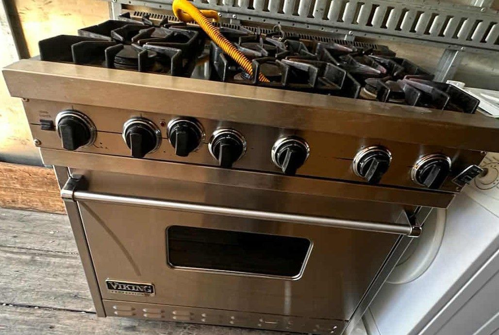 1234‼️Stove Stainless Steel ‼️Luxurious 💯 Brand VIKING DELIVERY 🚚 FREE🎉36INCHES, VERY CHEAP