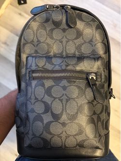 Men’s authentic Coach cross body back pack