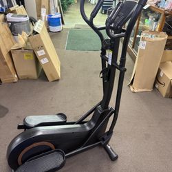 Merach Elliptical Machine, Elliptical Exercise Machine for Home with Hyper-Quiet Magnetic Drive System, Elliptical Training Machines with16.5-19IN Str