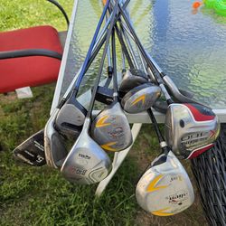 Mixed Golf Clubs - Drivers & Irons - Big Bertha, Alien Golf, Honma