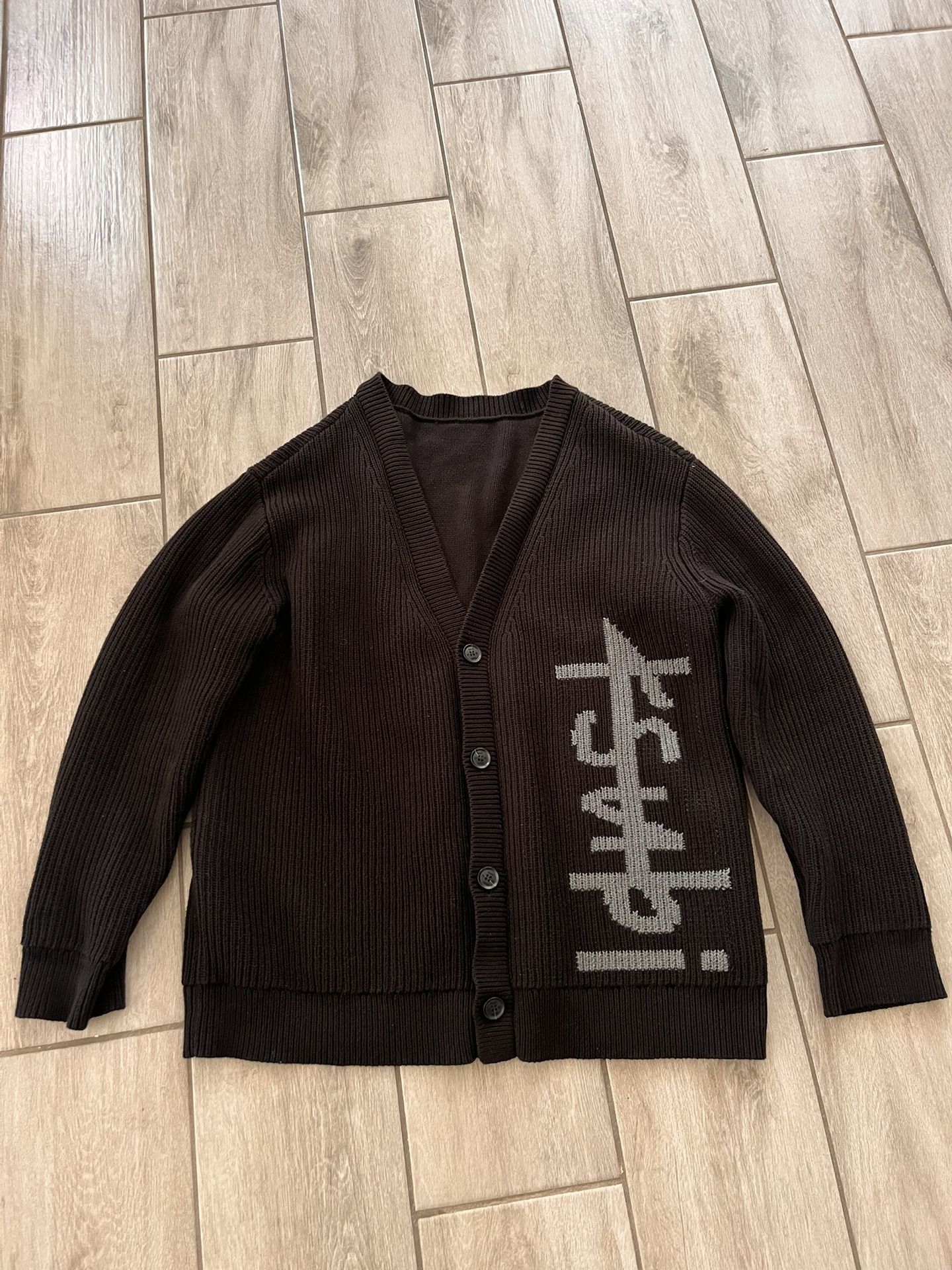 Ksubi Knetic Button-Up Cardigan Mens Size XL Retail $300 Made In Japan